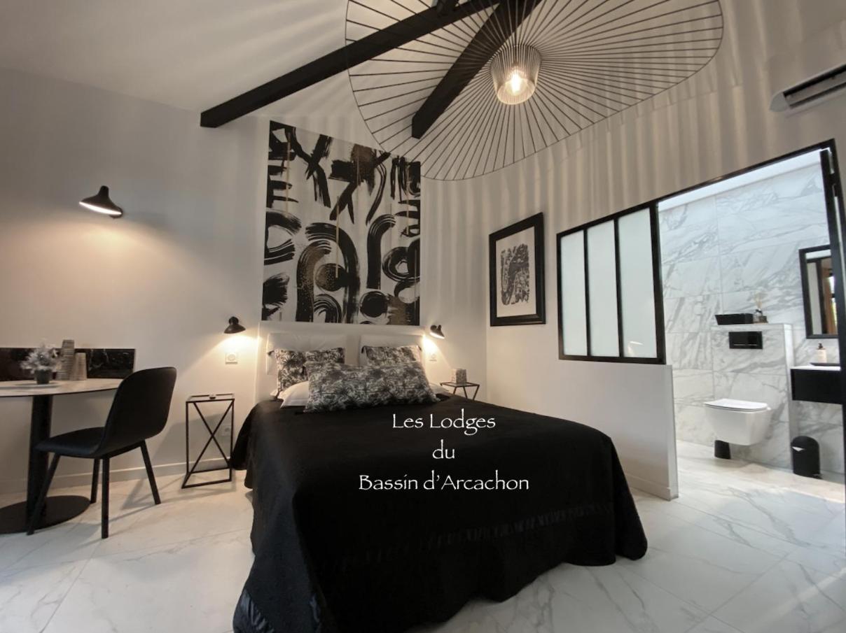 Hotel Particulier - Les Lodges Du Bassin D'Arcachon- Petit-Dejeuner Sur Demande- Prestations Haut De Gamme กูฌ็อง-เมสทราส ภายนอก รูปภาพ